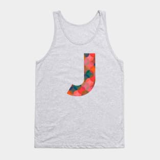 Letter J Initial Tank Top